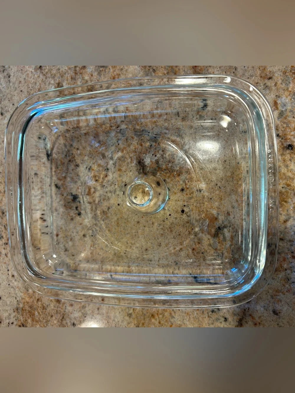 Pyrex Clear Glass Lid P-4-C Fits Corning 1.5 Qt  “Wheat” Oblong Dish W-4-B.